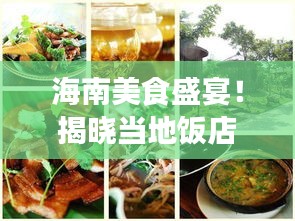海南美食盛宴！揭曉當(dāng)?shù)仫埖昱琶笆駟? width=