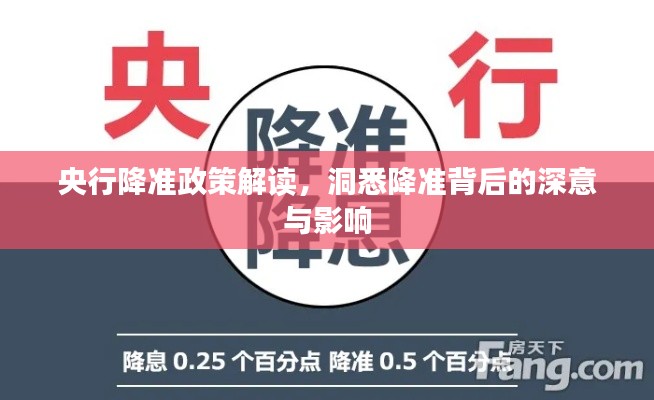 央行降準(zhǔn)政策解讀，洞悉降準(zhǔn)背后的深意與影響