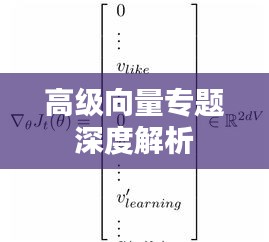 高級向量專題深度解析