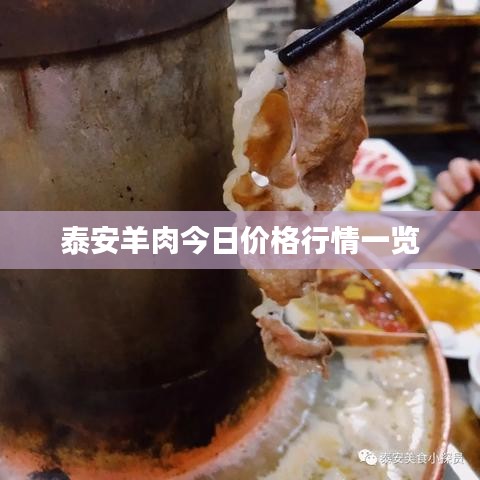 泰安羊肉今日價(jià)格行情一覽