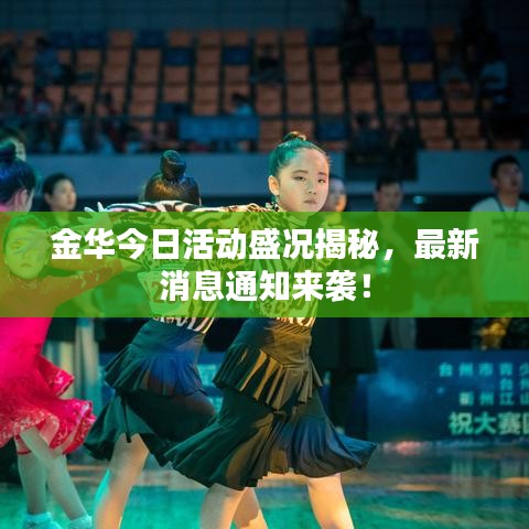 金華今日活動盛況揭秘，最新消息通知來襲！