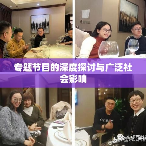專題節(jié)目的深度探討與廣泛社會(huì)影響