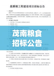 茂南糧食招標(biāo)公告最新公示，商機(jī)不容錯(cuò)過！