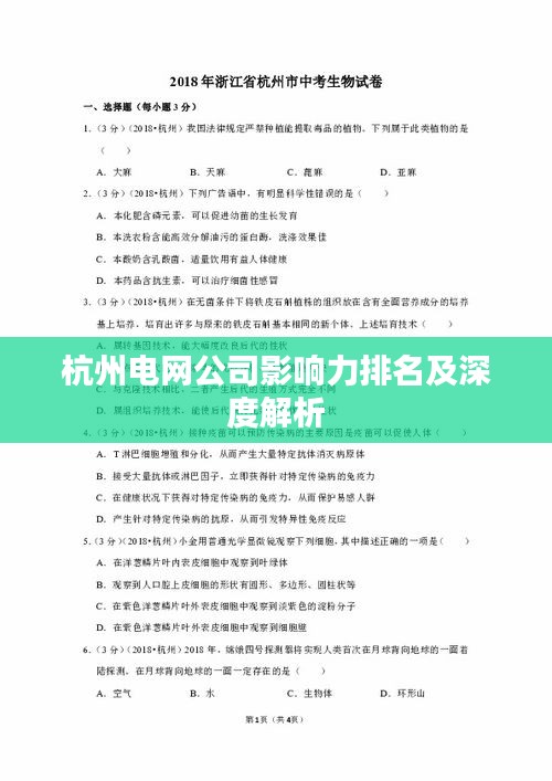 杭州電網(wǎng)公司影響力排名及深度解析